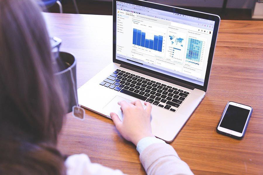 Analytics specialist working