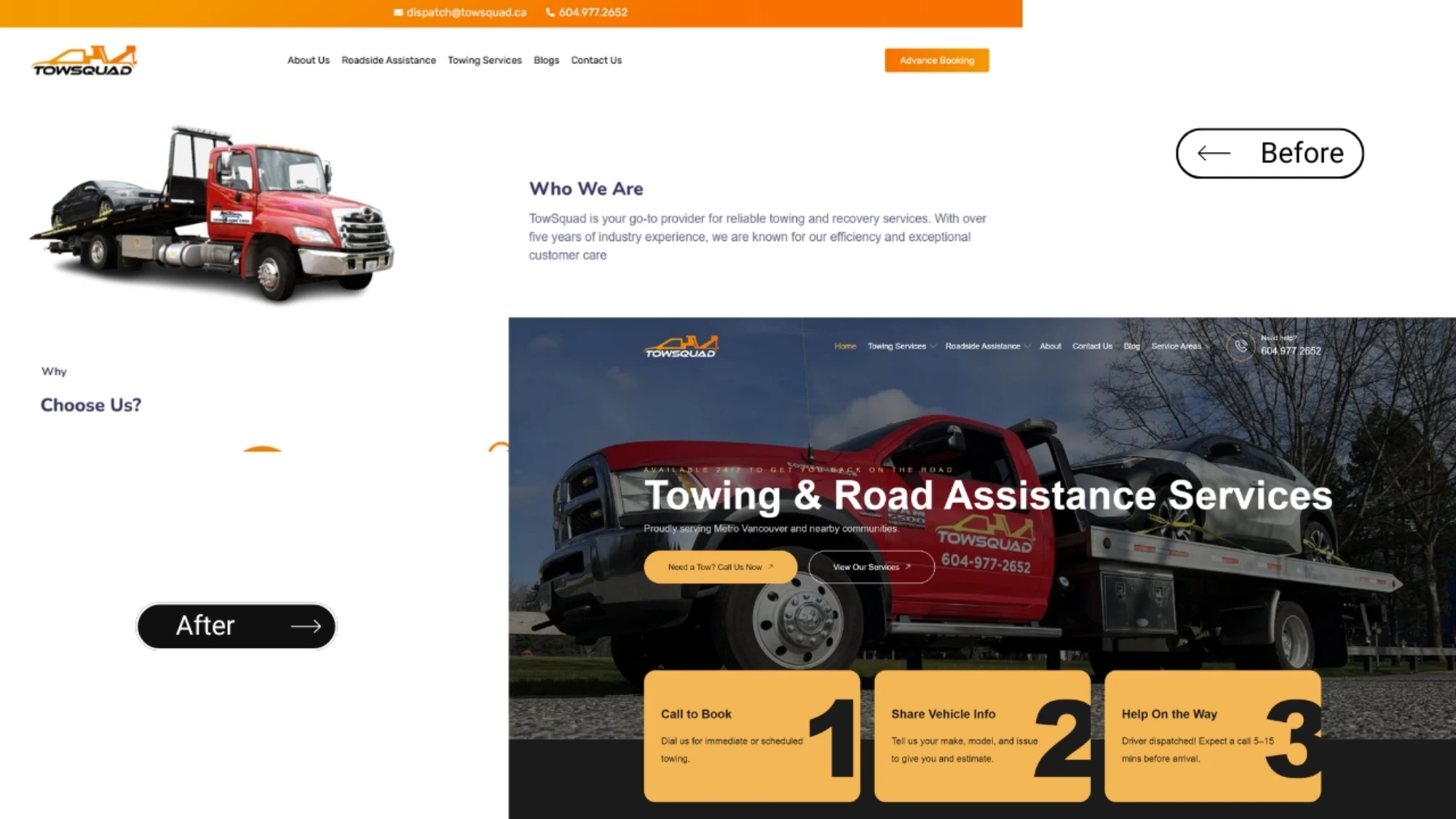 Towsquad new website before and aftter (1)