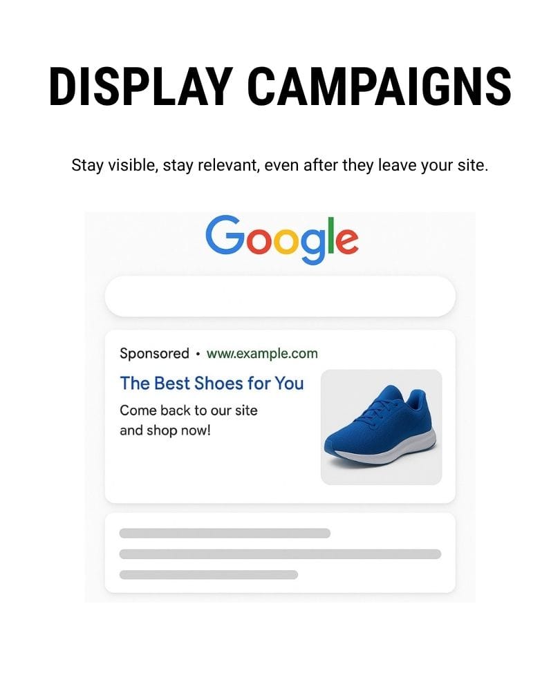 Remarketing campaing example