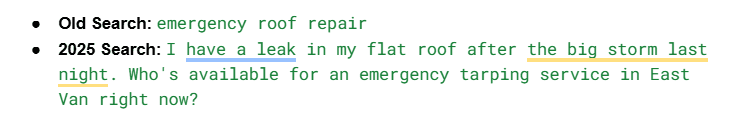 Search examples